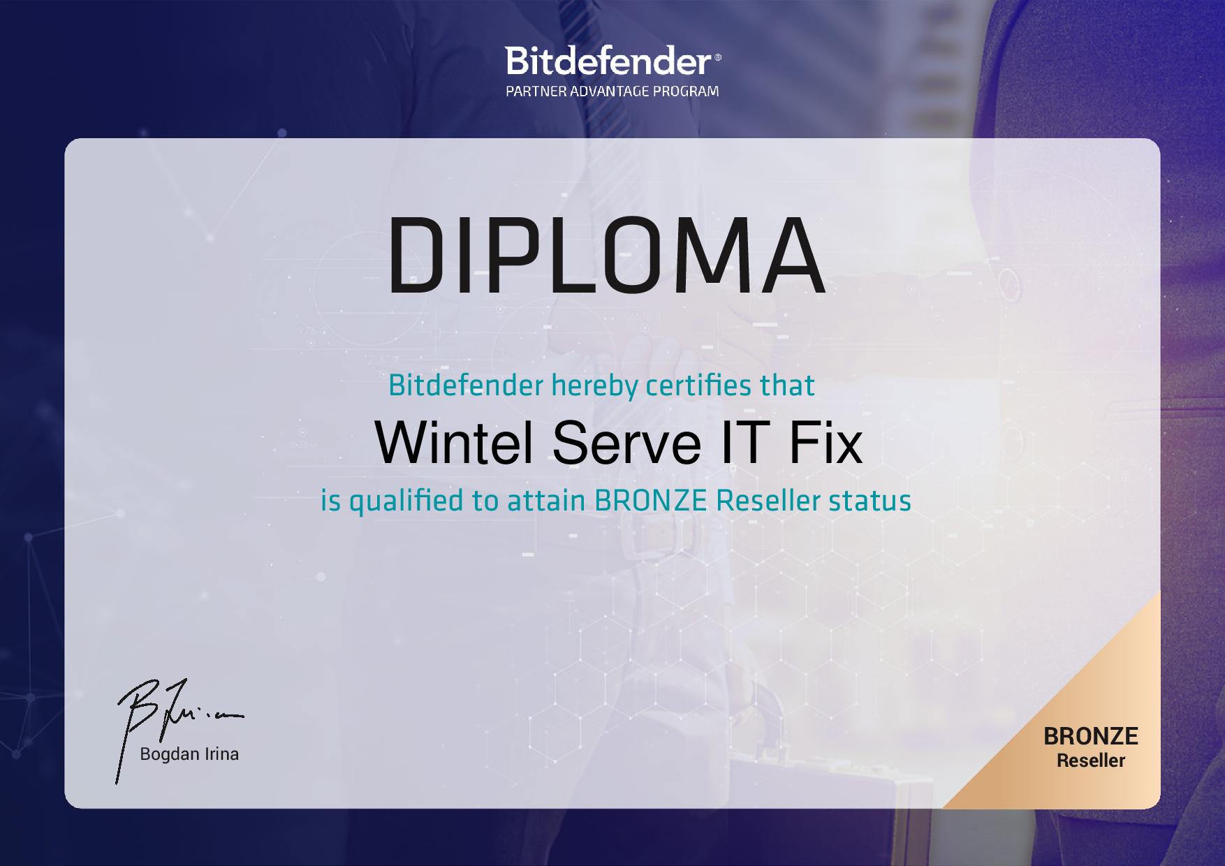 Wintel Serve IT Fix-diploma-page-001